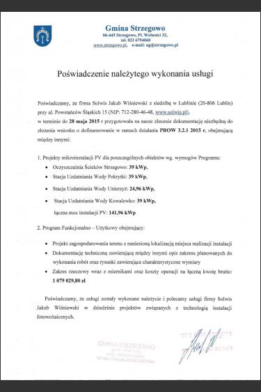 Dokumentacja projektowa, oczyszczalnia ścieków i stacje uzdatniania wody